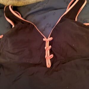 Black Top with Pink Trim